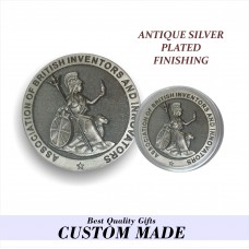 3D Antique silver casting coin medal 